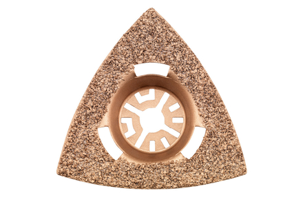 Patin triangulaire « Classic », joints/enduits, carbure, 78 x 78 - METABO - 626971000