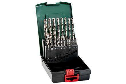 Coffret de forets HSS-G, 19 pièces - METABO - 627097000