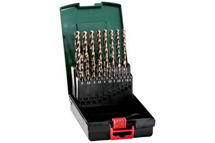 Coffret de forets HSS-Co, 19 pièces - METABO - 627121000