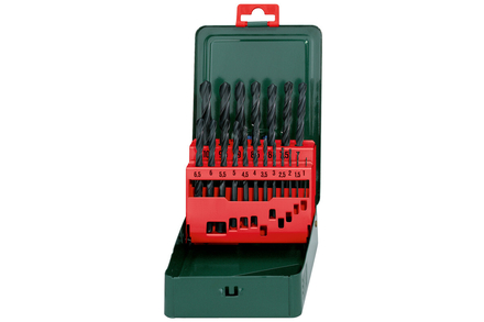 Coffret de forets HSS-R SP, 19 pièces - METABO - 627151000