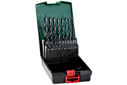 Coffret de forets HSS-R, 19 pièces - METABO - 627164000