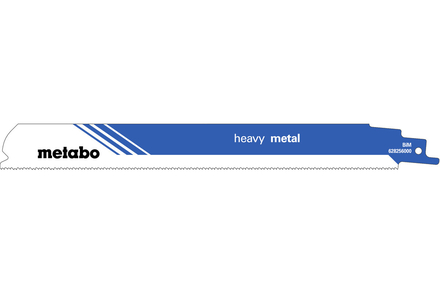 5 lames de scie sabre « heavy metal » 225 x 1,1 mm - METABO - 628256000