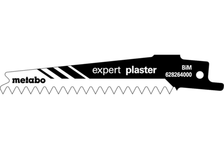 5 lames de scie sabre « expert plaster » 100 x 0,9 mm - METABO - 628264000