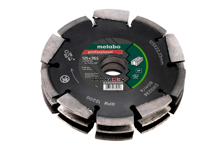 Meule de fraisage diamantée 3, 125 x 28,5 x 22,23 mm, « professional », « UP », universelle - METABO - 628299000