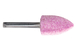 Meule sur tige en corindon supérieur 20 x 32 x 40 mm, queue de 6 mm, K 36, arc en ogive - METABO - 628334000