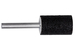 Meule sur tige en corindon brun 32 x 32 x 40 mm, queue de 6 mm, K 24, cylindrique - METABO - 628338000