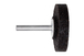 Meule sur tige en corindon brun 50 x 10 x 40 mm, queue de 6 mm, K 24, cylindrique - METABO - 628340000