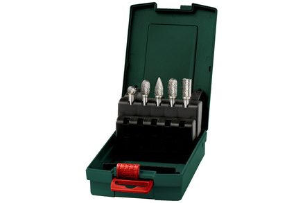 Set de fraises carbure, 5 pièces - METABO - 628403000