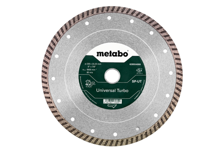 Meule de tronçonnage diamantée SP - UT, 230x22,23 mm - METABO - 628554000