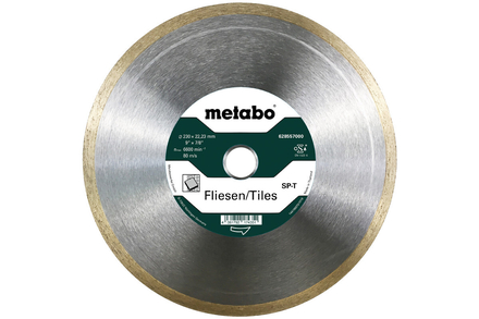 Meule de tronçonnage diamantée SP - T, 230x22,23 mm, Carrelage - METABO - 628557000
