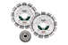Set : 2 x meules de tronçonnage diamantées 115x22,23mm, « UP » + 1 x écrou de serrage rapide M 14 - METABO - 628581000