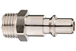 Raccord fileté enfichable ARO 3/8