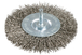 Brosse ronde 75x0,3 mm/ 6 mm, acier inoxydable, ondulé - METABO - 630550000