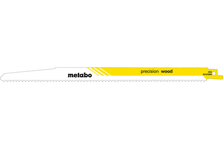 2 lames de scie sabre « precision wood » 300 x 1,25 mm - METABO - 631122000