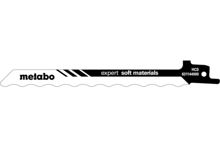 2 lames de scie sabre « expert soft materials » 150 x 1,0 mm - METABO - 631144000