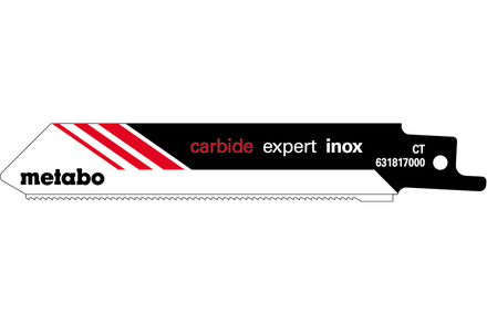 2 lames de scie sabre « expert inox » 115 x 1,25 mm - METABO - 631817000