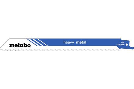 5 lames de scie sabre « heavy metal » 200 x 1,25 mm - METABO - 631909000