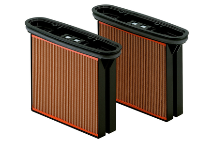 2 cassettes de filtres, cellulose, classe de poussière M - METABO - 631933000