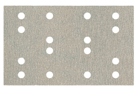 Feuilles abrasives auto-agrippantes 80 x 133 mm, P 120, 16 trous, à fixation auto-agrippante SRA - METABO - 635201000