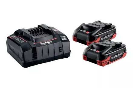 Pack énergie 2 Batteries 18V + chargeur ultrarapide - METABO - 685306000