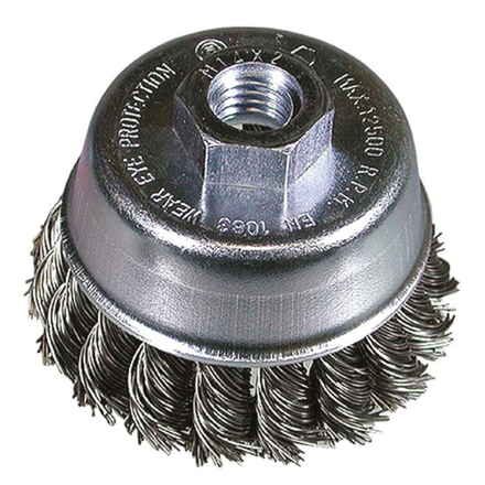 Brosse boisseau 80xM14x0.5 à fils torsadés - HIKOKI - 751307