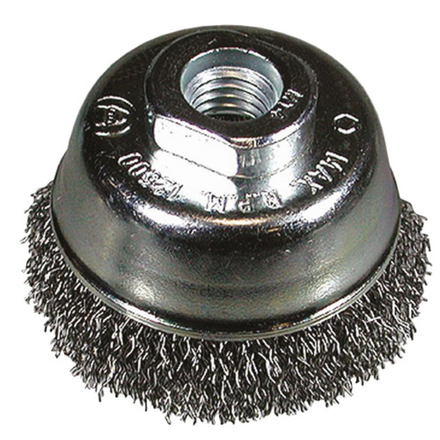 Brosse boisseau 80xM14x0.3 à fils ondulés - HIKOKI - 751313
