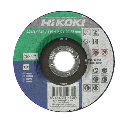Disque de coupe pour métal 230 x 3 mm - HIKOKI - 752525