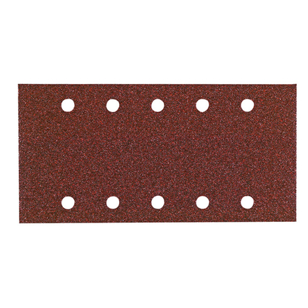 Papier abrasif 115X230 mm G60 - Lot de 10 - Velcro - HIKOKI - 753062