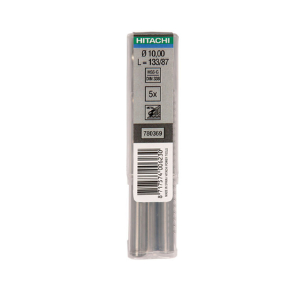 Foret à métaux HSS-G DIN 338 Ø 10 mm - HIKOKI - 780369
