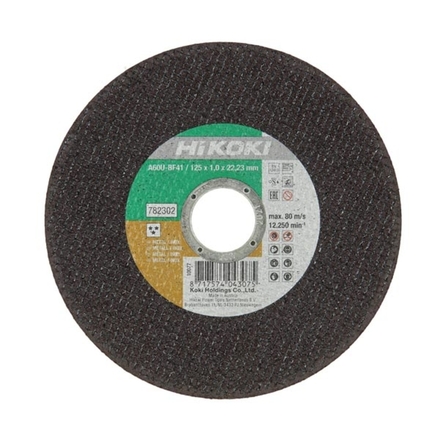 Disque de coupe pour inox/métal Ø125 x 1 mm - HIKOKI - 782302
