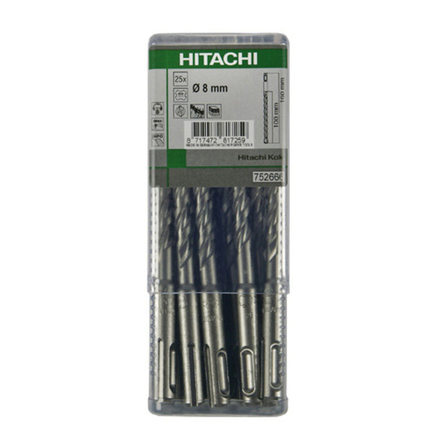 Foret SDS-plus 6x210 mm - Lot de 25 - HIKOKI - 782664