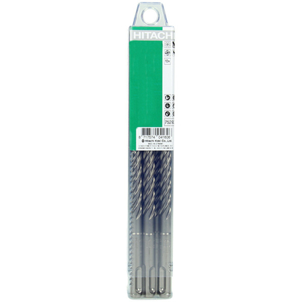 Foret SDS-plus FCH 9X265 mm - Lot de 10 - HIKOKI - 783322