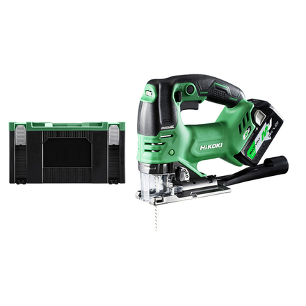 SCIE SAUTEUSE sans fil 36V - POIGNEE EN ARCEAU - BRUSHLESS - 160MM - 2x MV-A [36V 2,5Ah / 18V 5,0Ah] en HSC III - HIKOKI - CJ36DAWRZ