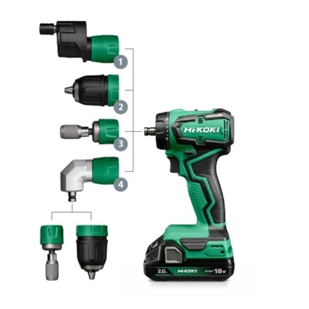 Perceuse-visseuse sans fils DS18DDQ WSZ 5.0Ah. - HIKOKI - DS18DDQWSZ