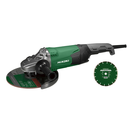 Meuleuse ø230mm 2200W 6600trs/min - disque diamant - HIKOKI - G23SW2W7Z