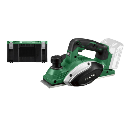 Raboteuse sans fil - 18 V / 82 mm sans chargeur ni batterie - Coffret HSC III - HIKOKI - P18DSLW2Z