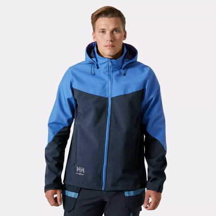 Veste softshell Oxford marine/bleu pierre - HELLY HANSEN - 74290_595