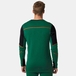 T-shirt à col rond HH LIFA Merino vert/ébène - HELLY HANSEN - 75106_469
