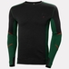 T-shirt à col rond HH LIFA Merino vert/ébène - HELLY HANSEN - 75106_469