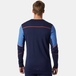 T-shirt à col rond HH LIFA Merino marine/bleu pierre - HELLY HANSEN - 75106_595