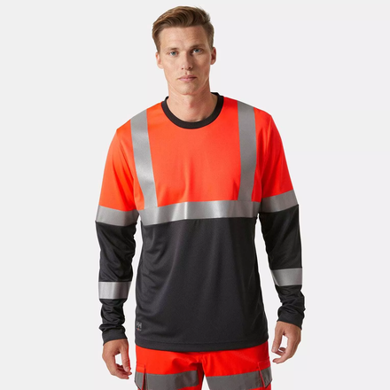 T-shirt manches longues ADDVIS CL1 rouge/ébène - HELLY HANSEN - 79255_169