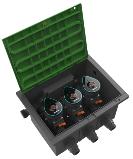 Kit regard pré-montable V3 + électrovannes programmables 9 V Bluetooth® - GARDENA - 1286-20