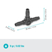Dérivation en T 4.6 mm - GARDENA - 13211-26