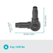 Jonction en L 4.6 mm - GARDENA - 13212-20