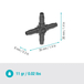 Dérivation en croix 4.6 mm - GARDENA - 13214-26