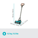 Tondeuse HandyMower 22/18V P4A sans batterie - GARDENA - 14620-55