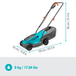 Tondeuse PowerMax 30/18V P4A- sans chargeur ni batterie - GARDENA - 14630-55