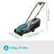 Tondeuse PowerMax 32/18V P4A- sans chargeur ni batterie - GARDENA - 14632-55
