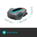 Tondeuse robot SILENO life 1250 m² - GARDENA - 15103-26