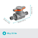 Connecteur avec régulateur de débit - GARDENA - 18266-50